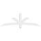 Ekena Millwork Davenport Architectural Grade PVC Gable Bracket, 72"W x 24"H x 2"D x 4"F, 8/12 Pitch GBP072X24X0204DAV00 - alternate 2